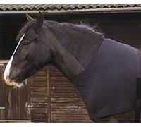 Rhinegold Satin Lycra Stretch Vest - Cob - Black