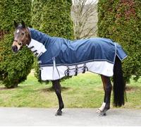 Rhinegold Sierra Topline Fly Rug-7/3-Navy