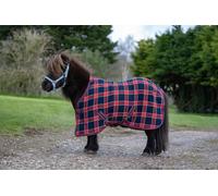Rhinegold Smart-Tec Waffle Rug-4/3-Navy/Red/White Check