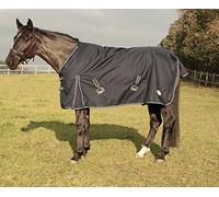 Rhinegold Torrent Outdoor Rug-Lightweight.No fill,Black,7'0"