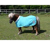 Rhinegold Unicorn Embroidered Fleece Rug - 3/9 - Aqua