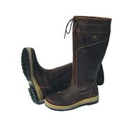 Rhinegold Unisex-Adult Elite Waterproof Vermont Boots-Wide Leg-3 (36)-Brown, Size 3 (EU36)