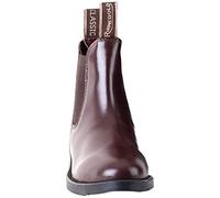 Rhinegold Unisex Kids ClassicLeather Jodhpur Boot With Elastic Sides and Moulded Soles