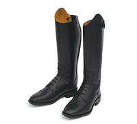 Rhinegold Unisex Kids Rhinegold Childrens Berlin Boot-2(35) Long Leather Riding Boot, Black, 2 EU35 UK