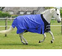Rhinegold Unisex Rug(inc Cover) - Mediumweight 200gsm Polyfill Rhinegold Elite Storm Rug inc neck cover 7 0 Sapphire Blue, Sapphire, UK