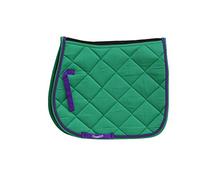 Rhinegold Unisex's 416-F-GRN Elite Carnival Saddle Pad, Green, Full