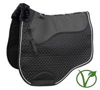 Rhinegold Unisex's 446-C-BLK Non-Slip Gel Straighter Cut Saddle Cloth, Black, Cob