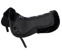 Rhinegold Unisex's 447-C-BK Interchangeable Trimmed Half Pad, Black, Cob