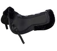 Rhinegold Unisex's 447-P-BK Interchangeable Trimmed Half Pad, Black, Pony