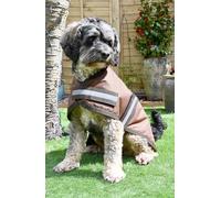 Rhinegold Waterproof Dog Coat-10(25cm)-Brown