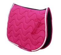 Rhinegold Wave Saddle Pad-Full-Raspberry