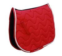 Rhinegold wave Saddle Pad Red Full