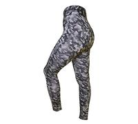 Rhinegold Women's Full Seat Performance Tights- UK8 -Grey Camo