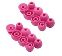 Rhinenet 16 PCS Silicone Tips Replacement Earbuds Tips for Powerbeats Pro, Beats X, Beats Flex, Urbeats, BeatsTour Wireless Earphone Ear Tips Fit in The Charging Case Ear Covers, S/M/L, Rose