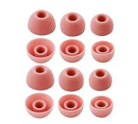 Rhinenet Eartips for Beats Studio Buds + Ear tips, Premium Silicone Antip Slip Cover Replacement Beats Earbuds Tips Ear pieces Fit in Charging Case 6Pairs S/M/L (Coral Pink)