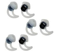 Rhinenet Replacement Earbuds Tips for Bose QC20 QC20i QC30 SoundSport SIE2i IE2 IE3, Soft Silicone, 3 Pairs Large (White)