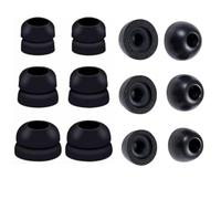 Rhinenet Replacement Memory Foam + Silicone Ear Tips for Galaxy Buds 2 Pro/Jabra elite 10 / B&O EQ Earbuds in Ear Foam Tips Noise Isolation & Soft Comfortable Eartips, Mix Set, 6 Pairs