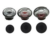 Rhinenet Replacement Original Ear Tip with Foam Covers For Voyager 5200 Series / 5210/5220 / 5200 UC Bluetooth Headsets Earbuds Eargels with Foam Cover(SML)