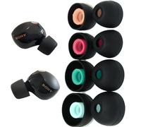 Rhinenet Silicone Earbuds Tips for Sony 1000XM6/1000XM5/1000XM4 Eartips | LinkBuds S/WF-C500/WF-C700N Earbuds WF WI XBA Earbuds Rubber Tips, with Storage box, 4 Pairs