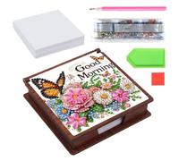 Rhinestone Art Box, Large Capacity 3D Cat and Dog Shape Storage Accessory, Rhinestone Painting Kit Note Box for Family, Friends, Adults, Men, Women, Home, Office, Study, Memo Organizer Fun