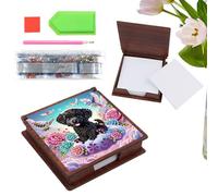 Rhinestone Art Box, Large Capacity 3d Cat Dog Shapes, Compact Craft Storage Organizer, Material Design, Multi-Purpose Accessory, Bead Storage Box for Home for Office Use