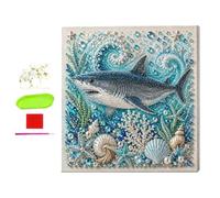 Rhinestone Art | Pearl 3D Sparkling Coastal DIY Craft Decoration