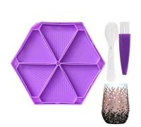 Rhinestone Art Storage Trays | DIY Craft Project Tools,Rhinestone Art Bead Sorting Tray - for DIY Enthusiasts Beginners Artists Hobbyists Adults Craft Room Home Apartment Group Activities