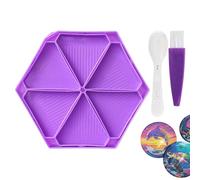 Rhinestone Art Trays | Craft Project Supplies,Rhinestone Painting Sorter Tray | for DIY Enthusiasts Beginners Artists Hobbyists Adults Craft Room Home Apartment Group Activities