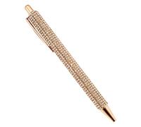 Rhinestone Ballpoint Pen - Glitter Metal Writing Tool | Sparkly Fancy Office Stationery | Refillable Ink Tip | Stylish Gift For Women And Girls | Smooth Premium Performance