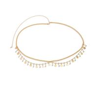 Rhinestone Belly Chain Crystal Sequin Star Waist Chain Bikini Body Jewelry Chains Beach Belly Chain for the Waist Tassel Layered Body Chains for Women, L, Metal, No Gemstone
