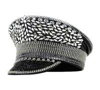 Rhinestone Bride Hat Hat Wedding Halloween Party Captain Cap Travel Taking Photo Wedding Officer Captain Cap For Women
