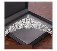 Rhinestone Bride Tiaras and Crown Wedding Hair Accessories Bridal Crown Silver Color Wedding Crystal Tiara Headpiece headbands，27