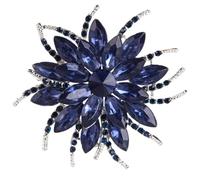 Rhinestone Brooch Snowflake for Women - Dainty Pins Diamond Winter Flowers Lapel Pin Bouquet Corsage Clothes Accessories Holiday Party Brooches Jewelry UB2559