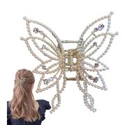 Rhinestone Butterfly Hair Clips Butterfly Hair Claw Clips Hair Clips Strong Hold Fashion Sparkly Jewelry Butterfly Headwear for Back to School