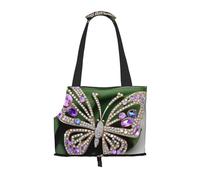 Rhinestone butterfly print Puppy Carrier Dog Walking Bags Pets Dogs Carrier Bags for small Dogs and Cat and Rabbit