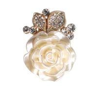 Rhinestone Button Covers, Flower Shaped Cufflinks with Sparkling Design, Stylish Shirt Accessories with On Feature, Fashion Accent for Business Wedding Outfit, Women Men Dress Shirts Blouses