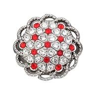 Rhinestone Button Exquisite Diamond Studded Buttons 10Pcs/Set 14-23.0mm Coat Suit Metal(Color 04,20mm)
