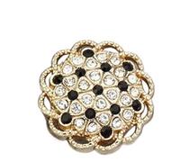 Rhinestone Button Exquisite Diamond Studded Buttons 10Pcs/Set 14-23.0mm Coat Suit Metal(Color 05,22.5mm)