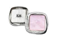 Rhinestone Button for Women 3PCS Luxury Square Rhinestone Metal Buttons for Clothing Sewing Accessories Women Woolen Coat Shirt Buttons Needlework Decoration(LA-5-84-8,20mm)