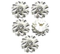 Rhinestone Buttons for Clothing, Button Covered Unusual Buttons, 5 x Decorative Buttons, Rhinestone Embellishments for Men