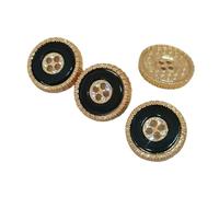 Rhinestone Buttons, Rhinestone Button Multicolor Metal 18-25mm Pack of 24 pcs for DIY Sewing Crafts(4th,18mm 6pcs)