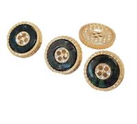 Rhinestone Buttons, Rhinestone Button Multicolor Metal 18-25mm Pack of 24 pcs for DIY Sewing Crafts(8th,18mm 6pcs)