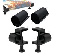 Rhinestone Canvas Roll Holder, 3D Scroll Ring Organizer, Lightweight Painting Storage Tool, Space-Saving Craft, Anti- Canvas Keeper, Perfect for Women, Boys, Girls, Youth Artists,10x8x5cm Black