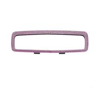 Rhinestone Car Interior Accessories for Rear View Mirror to Enhance Aesthetic Appeal (Pink)
