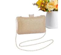 Rhinestone Clutch Purse,Glitter Party Purse - Evening Bag with Chain and Handle - for Party Prom Banquet Ceremony Date Engagement Event