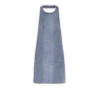 Rhinestone Croc Effect Denim Mini Dress, female, Self Portrait, Midi Dresses, Blue, 2XS, Dresses 2XS