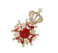 Rhinestone Crown Brooch, Perfect for Collectors | Durable, enameled design, trendy women, perfect for formal attire, collectors and formal occasions