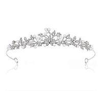 Rhinestone Crystal Tiaras and Crowns Headband For Women Birthday Pageant Wedding Prom Princess Crown (A-006), 1 Count (Pack of 1), zinc