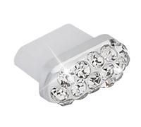 Rhinestone Crystal Type-C Dust Plug Charm, Glittering Charging Port Cover, Decorative Phone Port Protector, Elegant Dustproof Cap for Mobile Devices