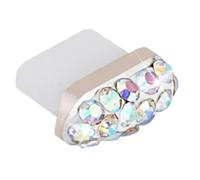 Rhinestone Crystal Type-C Dust Plug Charm, Glittering Charging Port Cover, Decorative Phone Port Protector, Elegant Dustproof Cap for Mobile Devices